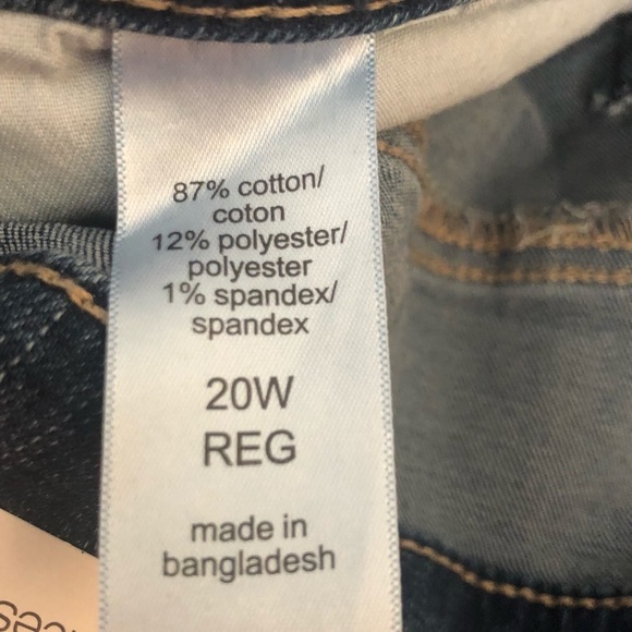 Maurices High Rise Curvy Slim Boot Jean 20W Casual Stretch 42X31 NEW! - Picture 6 of 8